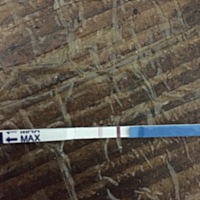 早上测的，我觉得我是幸运的，祝准妈妈们也越来越幸运