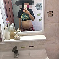 21周这样肚子是不是很大