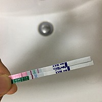 例假推迟7天，排卵试纸检测强阳两道杠，早孕试纸一道杠，请问大家这是怎么回事啊？