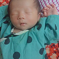 二宝出生第12天!愿二小越长越帅！