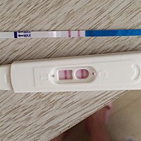 姨妈推迟6天，早上一测，激动！