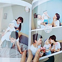 影楼没入册的照片做出来的效果