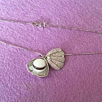 母乳胎发二合一做的项链！好看吗！？