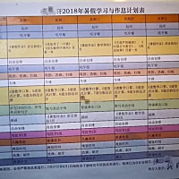🔴孩子放暑假了，你家怎么安排？ 💘孩子的暑假计划表，我觉得特别的好。 🌻需要这个表格电子版的...