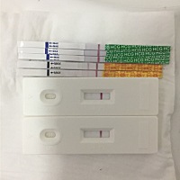 请问我这是怀孕吗？测试了7根，有的清晰，有的很少，基本上浅的都看不见。