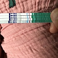 7月8号的月经周期，这是这几天测试的，还担心大姨妈会来……这到底中奖没有