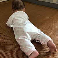 这个扁头妹妹，全家人都希望她有圆滚滚的脑行，一直放任她自个睡，结果一直仰天大睡，越睡越扁，想想刚...