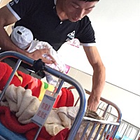 2018.7.11日.大宝5.05出生，二宝5.07出生，双胎弟弟