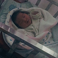 住院4天，41周女宝宝终于生了，7.8斤，接好运！女人们各位伟大的母亲辛苦了！