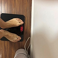 产前和产后的体重、看来这个肥很好减！只用减10斤下来！！