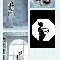 晒晒孕照、抢先看一下大概、还未收到精修底片