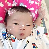 半个月了。 宝宝一天一个样啊……