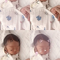 714顺产女宝宝 7斤 。 二级撕裂 比较痛苦啊~ 还好时间段 9点痛 10点到医院 11点进产房 12点生下来了❤️