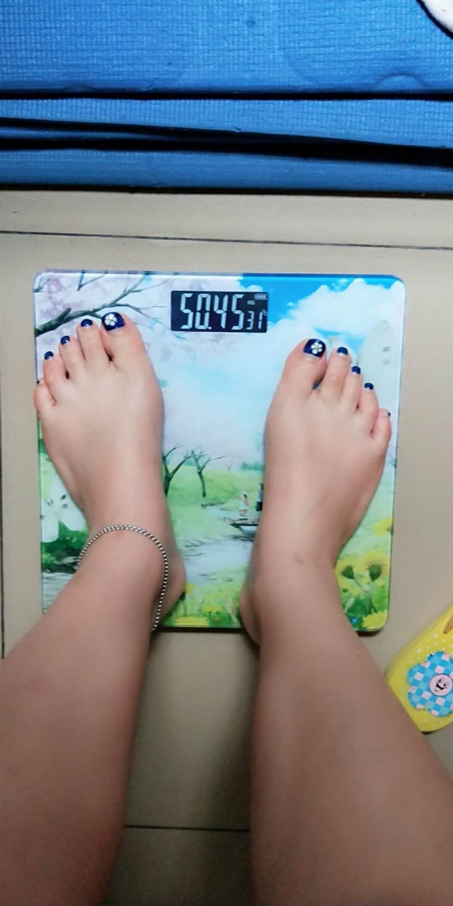 三天前称的体重