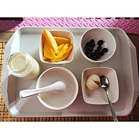 婆婆跟老公准备的月子餐