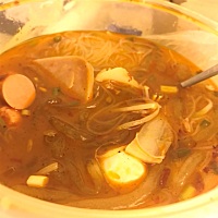 减肥第21天 吃了麻辣烫中午 下午游泳2小时～ 今天称105啦  终于瘦了 115-90 离目标还有15斤