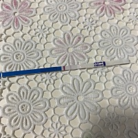 晚上8点半测的，是有了吗？姐妹们，帮忙看看，第一次用试纸，不会用！