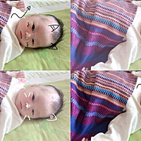 小闺女十天了 全家爱的不得了 过了预产期5天终于在16号晚上11点多降临了