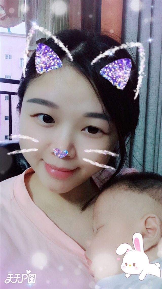 当妈了，眼神真的会变得温柔耶