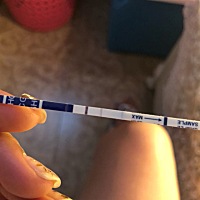 7月3日末次月经 前天跟今天测试是两道杠 希望是怀上了，因为前两个月的生化我有点心惊胆战！保佑🙏