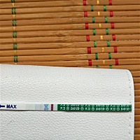 姐妹们帮我看看是怀孕了吗，7月16检测卵泡1.8*1.6,17号检测卵泡已排，17号晚上同房，今天早晨测出淡淡印...