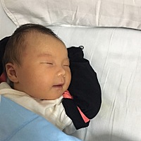 8.1号降临，9：05分，出来7斤女汉子。如愿凑成一对“好”字！