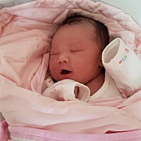 8月2号发动，超快顺产，宫口开4公分到生下宝宝只花6分钟！如愿咯，小公举一枚！感恩！👧👧👧麻麻...