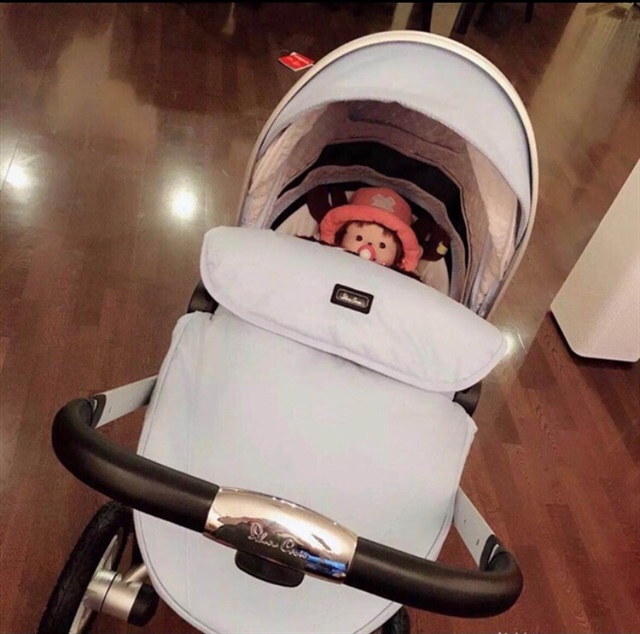 这是闺蜜送的婴儿车，不过没怎么给宝宝用，推着灵活，防震效果很不错，也方便折叠，就是现在宝宝还小，不怎么愿意坐