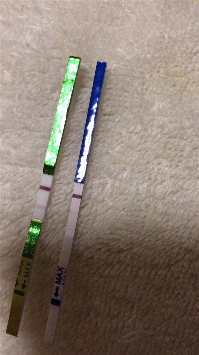 下面这个蓝色是早上测的，绿色是晚上刚刚测的