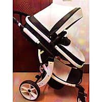 给儿子选的推车！满月了就可以推着儿子到处玩了！