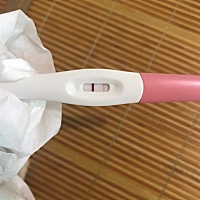 上月7号月经，今天早上测的，备孕2个月，希望可以中奖