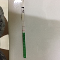 末次月经7月14号，今天是排卵同房后的第八天，离月经还有5天，刚刚好奇测了排卵试纸，显示这样，这个月...