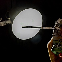 能看出这是两条杠吗？ 传说中的意念灰。你们都是什么时候测出怀孕的？