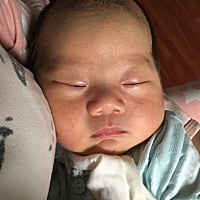 生了一个不吃亏的宝宝，一点不如他的意，就使个劲哭，我的耳朵估计这个月子坐着要聋掉！