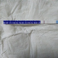 今天早上4:00被尿憋醒，想着去测一下看看，就出现了照片上的，这个月的月经也推迟第三天了。请问是怀孕...