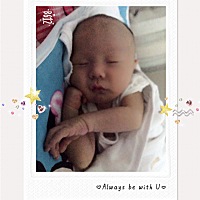 宝贝很乖哦，睡着了都在嘟嘴卖萌😜