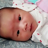 2018年7月25日出生的女宝宝一枚，预产期8.1提前一个礼拜，出生体重6.2斤