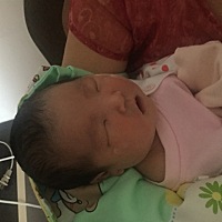 预产期8月14日准时报道的女宝，七斤八两顺产，有一度撕裂无侧切。从阵痛到生产六个多小时。都说二胎会生...