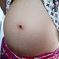 大家猜猜是男宝女宝   怀孕7个半月了