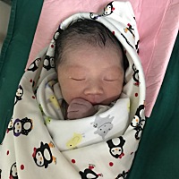 宝宝17号七夕节那天出生，顺产6斤男宝。非常健康，母子平安。自己16号生日刚过完，宝宝就紧跟着来了