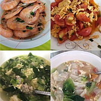 都是婆婆每天变着花样的做    月子饭给我吃 ～