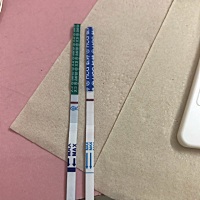 姐妹们，帮我看看怀了吗？有没有人像我测的这样然后怀了的，看的眼都瞎了总感觉有意面灰，这几天胸很痛...