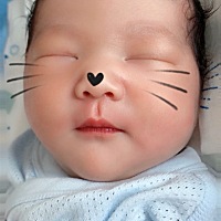 终于卸货啦～剖腹产6.4斤女宝宝，希望所有孕妈都顺顺利利