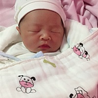 二胎宝宝，8月21号上午9:37出生，女宝宝一枚，自己看自己的宝宝怎么看怎么好看啊，虽然想要男宝宝的，在...
