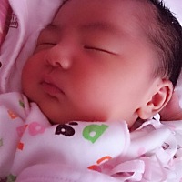 宝宝第六天，胖了点，睡的真香