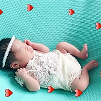 我们依依才六天 月子照 真漂亮 💕