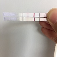 下面那个是早上的，上面那个是中午的，排卵日后第八天，有经验的姐妹帮忙看看，是咋回事？