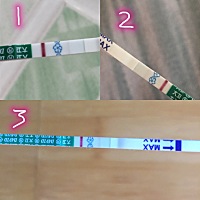 今天姨妈日忍不住测了 之前连着三天测都不太明显  昨天隔了一天 今天测加深了 应该不会错吧 另外什么时...