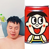 这位老公长得像旺仔牛奶