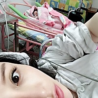 一胎儿子，8月26日18点18分小女儿出生，无侧剪，无撕裂，超快顺产☺️☺️
